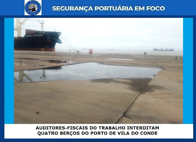 AUDITORES-FISCAIS DO TRABALHO INTERDITAM QUATRO BERÇOS DO PORTO DE VILA DO CONDE