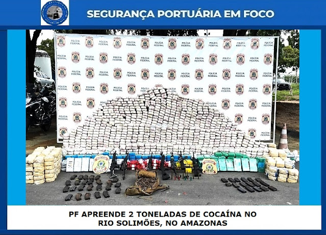 PF APREENDE 2 TONELADAS DE COCAÍNA NO RIO SOLIMÕES, NO AMAZONAS