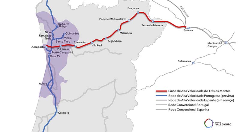 Vale d’Ouro insiste na Alta Velocidade em Trás-os-Montes